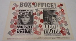 ORIGINAL 1962 Whitsle Down the Wind 12x18 Industry Ad Poster Hayley Mills - £38.98 GBP