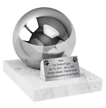 Stainless Steel Pet Cremation ashes Urn Unique Memorial for Dogs and Cats ashes - £186.02 GBP