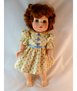 Vtg American Character  Doll 15.5 inches Sleep Eyes Rooted Red Hair Beau... - $718.84 MXN