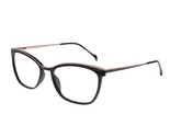New BROOKLYN Black &amp; Gold ZARA Eyeglasses 53/17/138 - $69.25