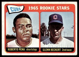 1965 Topps #549 Roberto Pena / Glenn Beckert RC VGEX-B107R12 - £38.76 GBP