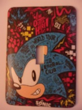  Sonic The Hedge Hog  Metal Light Switch Cover Kids TV. Cartoons - £7.36 GBP