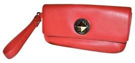 $198 KATE SPADE Evan Chrystie Street WRISTLET Clutch Wallet Pillbox Red - £93.39 GBP