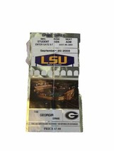 9/20/03 Georgia Bulldogs LSU Champion Year NCAA Football Game Used Ticket Stub - £27.49 GBP