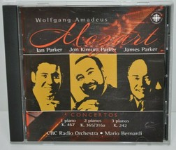 Mozart: Piano Concertos Nos. 7, 10 And 21 CD  Ian, James &amp; Jon Kimura Parker CBC - £18.59 GBP