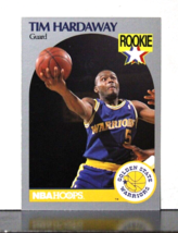 1990 NBA ~ Tim Hardaway (Rookie) ~ Golden State Warriors ~ NBA Hoops #113 - £4.63 GBP