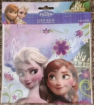 Disney Frozen Loot Bags Princess Birthday Party Supplies Favors Treat Ba... - £3.01 GBP