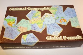 VTG 1987 National Geographic Global Pursuit Board Game Unplayed 100% Complete - $19.79
