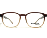 Affordable Designs Eyeglasses Frames CAMPBELL BROWN FADE Square 52-20-145 - £44.66 GBP