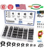 Versatile 80Pcs Hose Clamp Kit - Spring Steel Clamps for All Hose Sizes ... - $16.92