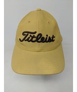 Titleist Golf Bamboo Strapback SpellOut Baseball Cap Hat Adjustable Yell... - £11.67 GBP