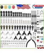 143 PCS Zipper Repair Kit with Install Pliers for Bags, Tents, and Backp... - $39.86 CAD