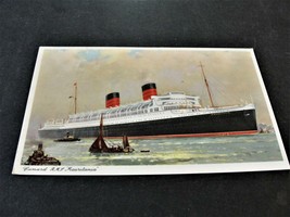 Cunard Lines Cruise Ship R.M.S. &quot;Mauretania&quot; - Unposted 1900s Postcard. - £13.07 GBP
