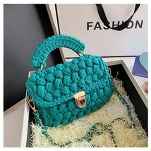 2023 New Trendy Ladies Handbags Woven Chunky Knit Purse Diy Crochet Bags Handmad - £48.80 GBP