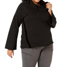 allbrand365 designer Womens Activewear Cowl Neck Wide Sleeve Striped Top, 2X - £16.63 GBP