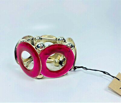 Lot of 2 Sonar Creative Napkin Rings in Big Pink Round Design - $8.89