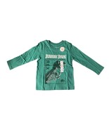 Jumping Beans Toddler Boys Long Sleeve Green Jurassic Park Box Graphic Tee 3T - $10.40