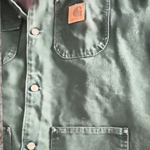 Carhartt Vibrant Green Spruce Jacket Coat Vintage Mens Size XL Pre-Loved C02 SPC image 2