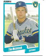 Baseball Card- Tim McIntosh 1990 Fleer #329 - £1.00 GBP