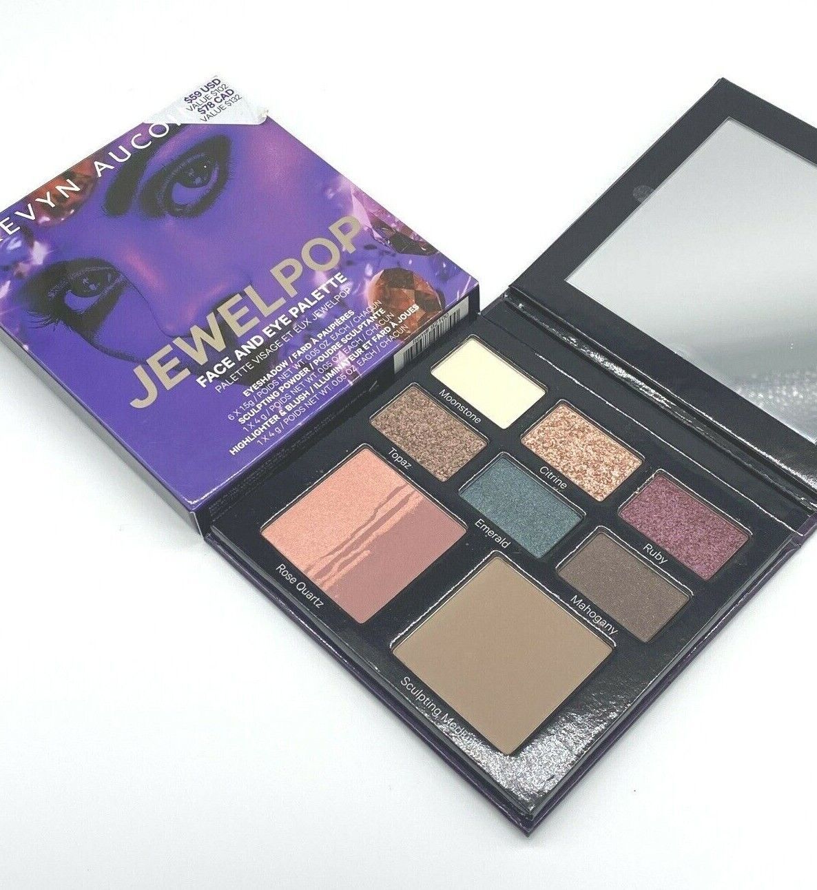 Kevyn Aucoin JEWEL POP Face & Eye Palette Authentic Brand New Eyeshadow Blush - $19.31