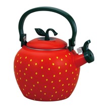 Whistling enameled  tea kettle - $51.38