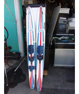 Rare VOIT AMF Wooden &quot;GRINGO&quot; Vintage pair Red White and Blue water skie... - €103,64 EUR