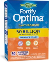 Nature&#39;s Way Fortify Optima Daily Probiotic for Men and Women, Supports Digestiv - £35.96 GBP