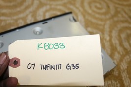 2003-2007 INFINITI G35 COUPE NAVIGATION DVD PLAYER K8033 image 9