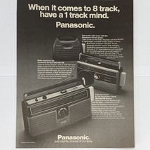 Vintage 1970&#39;s Panasonic 8 Track Boombox Print Ad Portable Stereo Blaste... - £5.27 GBP