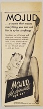 1946 Print Ad Mojud Hosiery Nylon Stockings Pretty Lady New York,NY - £7.04 GBP