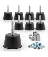 1/4" Adjustable Furniture Levelers 8 Pack Chair Table Feet Screw In Glide - $20.30