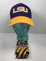 LSU Captivating Mesh Back Adjustable Hat with LSU Koozie - £11.95 GBP