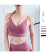 Breathable sports bra women, Womens Bra, Workout bras for women - L, Pink - £23.15 GBP