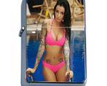 Moroccan Pin Up Girls D1 Flip Top Dual Torch Lighter Wind Resistant - $16.78