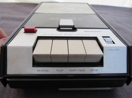 Sharp RD-418 Cassette  Tape Recorder - Portable Automatic Level Control - $28.83