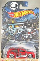 2016 Hot Wheels Happy Halloween 2/8 AUDACIOUS Red w/Gray Wheels Gray OH5 Spokes - £6.35 GBP