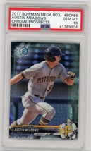 2017 Bowman #BP65 Austin Meadows Prospects Purple PSA 10 Gem Mint - £79.13 GBP