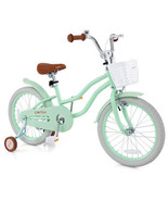18 Inch Kids Bike with Adjustable Seat and Bell for Kids 3-8 Years Olds-... - $193.62