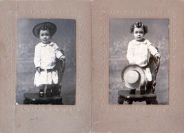 Orville Calhoon (2) Cabinet Photos of Little Boy - Denver, CO (1905-1906) - £27.10 GBP