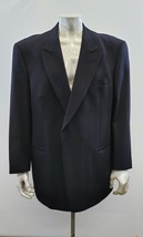 Cambridge Blue Single Breast 1 Button Up 100% Wool Suit Jacket Size 45 40 - £17.93 GBP