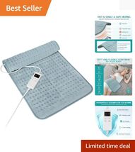Effortless Pain Relief Heating Pad with 6 Temperature Settings &amp; Washabl... - $59.35