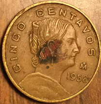 1958 Mexico 5 Centavos Coin - £1.52 GBP