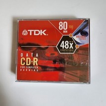 TDK Writable Blank Data CD-R Lot of 3 New 700 MB 80 min 48x - $4.99