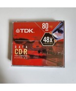 TDK Writable Blank Data CD-R Lot of 3 New 700 MB 80 min 48x - £3.77 GBP