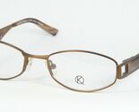 KunoQvist by OPO Sweden LEIA 17A BRONZE EYEGLASSES GLASSES FRAME 48-17-1... - $57.80