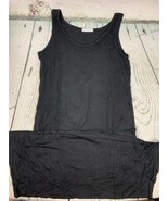 Women Full Slips Sexy Chemise Nightgown V Neck Straight Dress Nightwear - £15.88 GBP