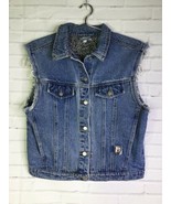 American Girl Size Large 16 Amelia Blue Denim Jean Jacket Vest Distresse... - £19.10 GBP