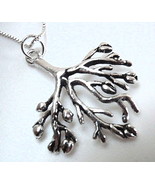 Fruiting Tree of Life Necklace 925 Sterling Silver Corona Sun Jewelry - £12.22 GBP