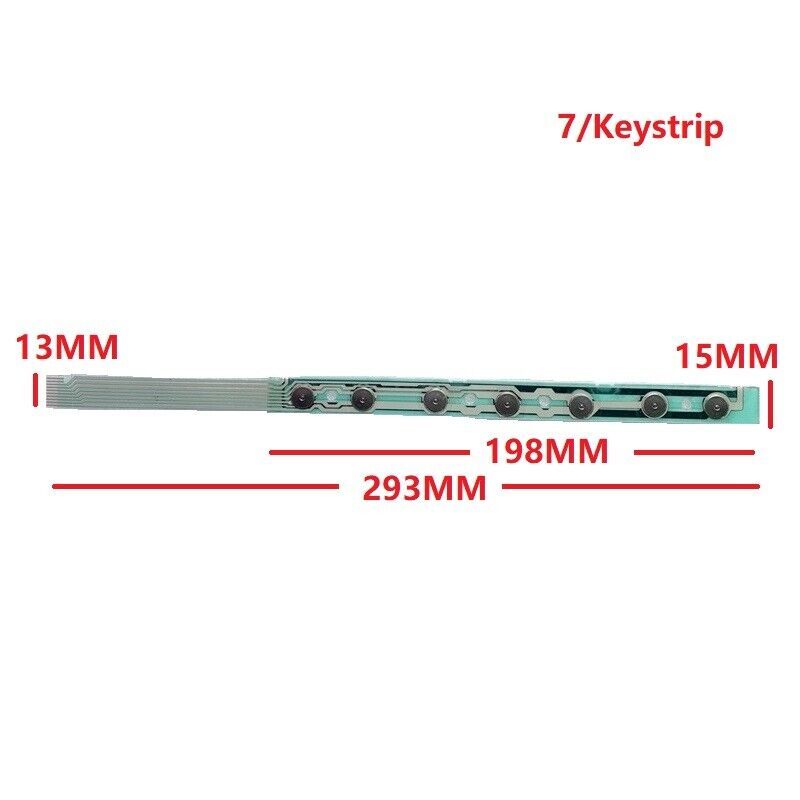 Button Bar Cable Flex Switch 7 KEY A98L-0001-0519 For FANUC OI Key Strip - $9.95