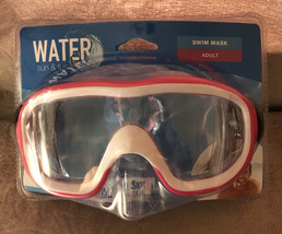 Water Sun &amp; Fun Adult Swim Mask - Pink/White~ NEW - $13.55